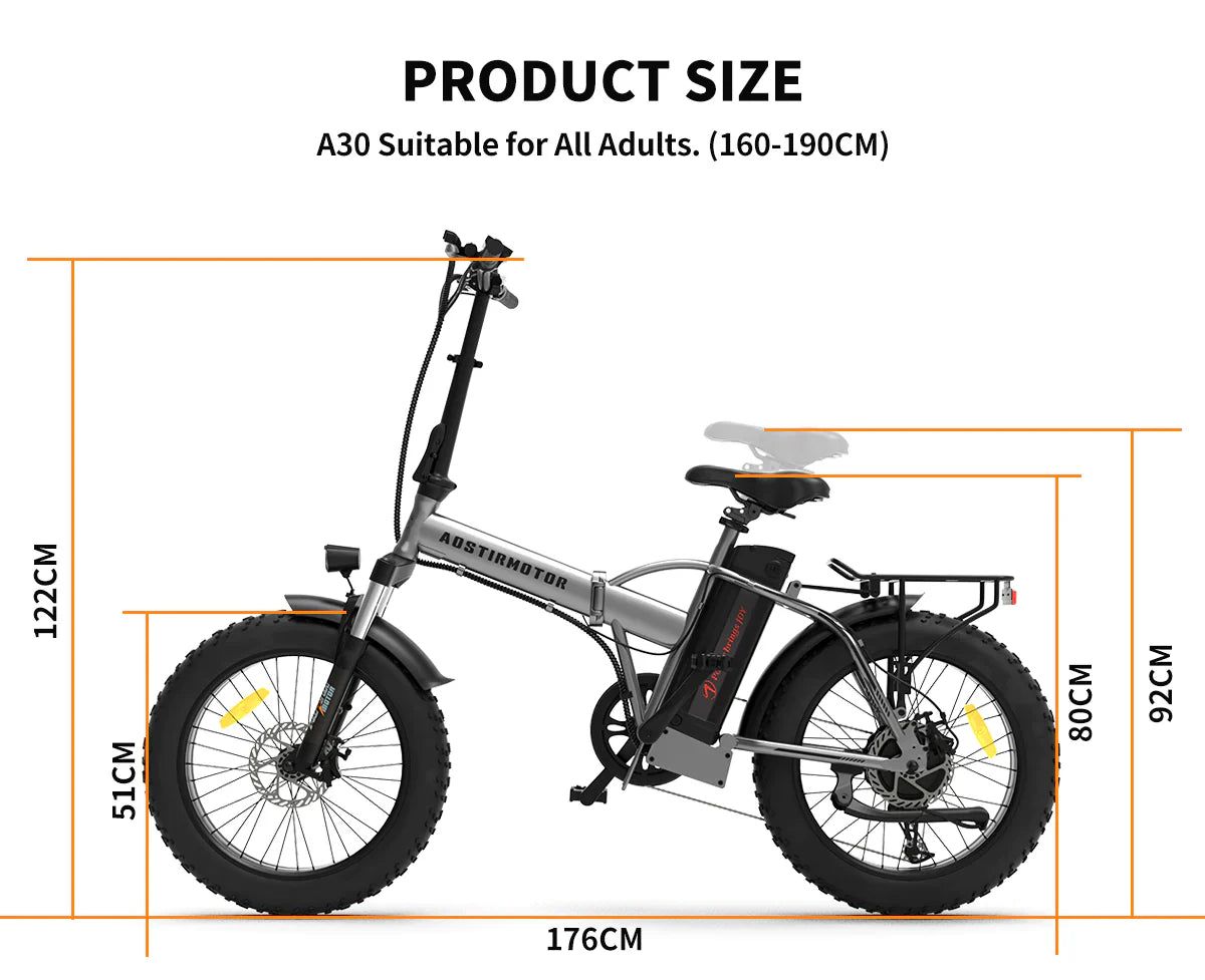 750W Folding Electric Bike A30