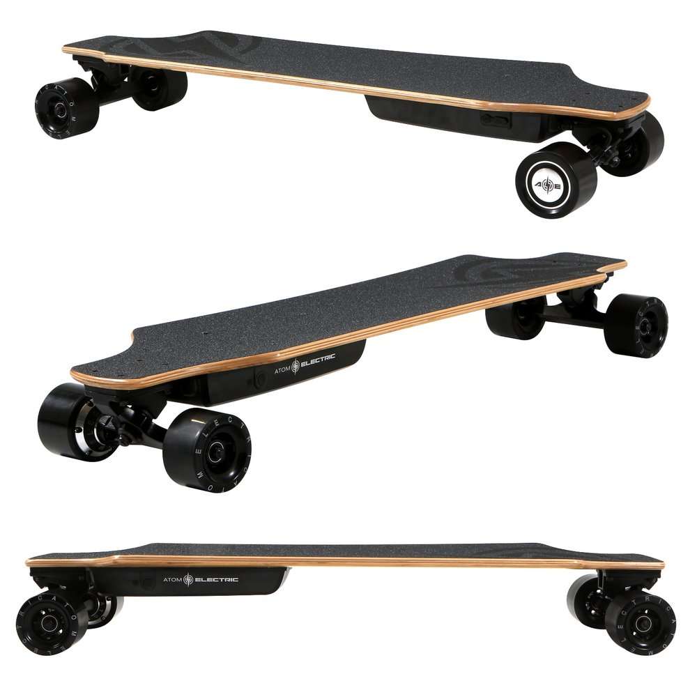 Atom Electric H10 Longboard Skateboard - 104Wh Lithium Battery - 700W Hub Motor